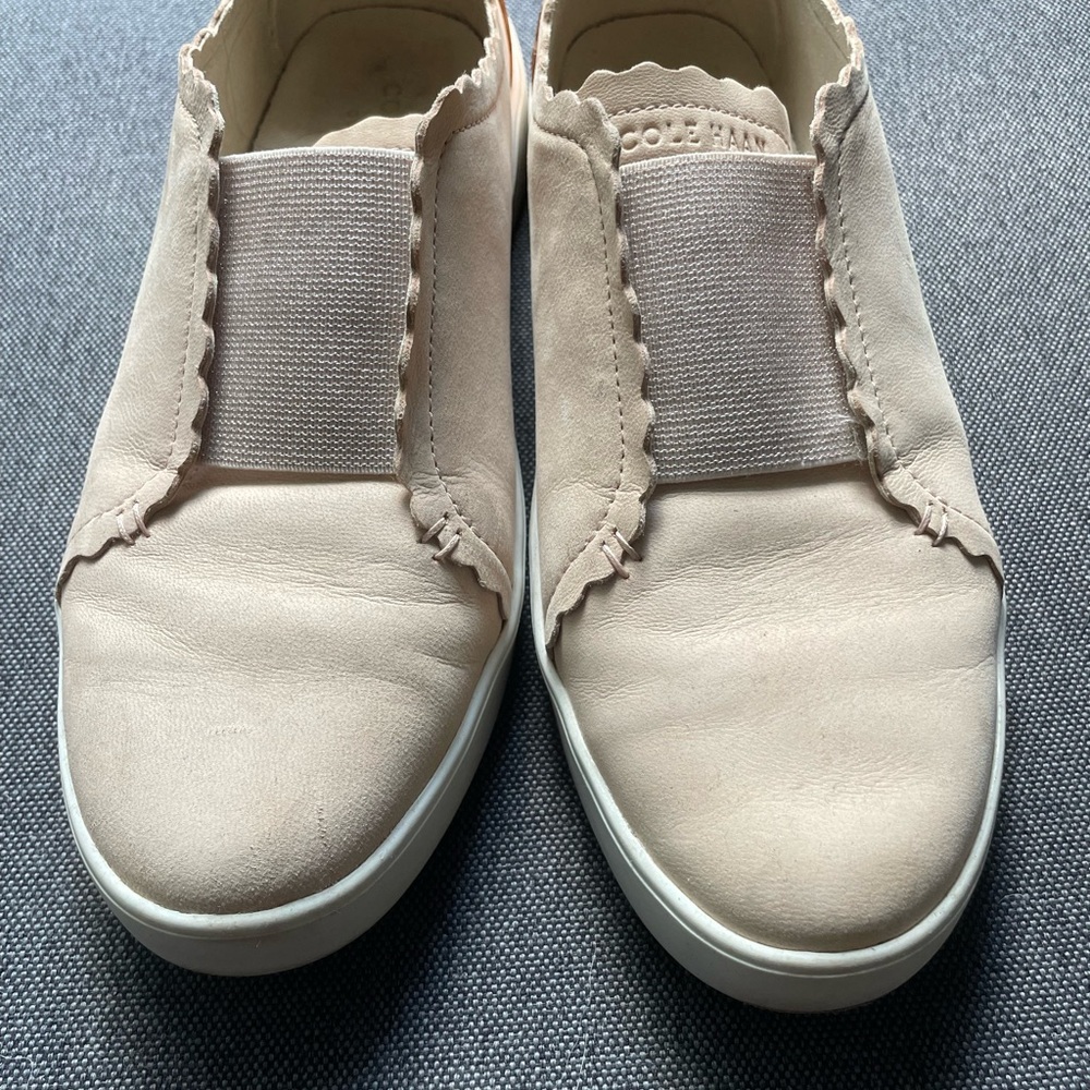 Cole Haan Pink Suede Sneakers - Picture 9 of 12